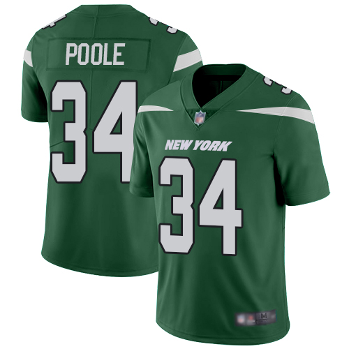 New York Jets Limited Green Youth Brian Poole Home Jersey NFL Football #34 Vapor Untouchable